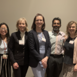Photo of seven faculty responsible for planning and bringing family medicine innovation to Research Day.